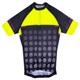 Manufacture of fluorescent yellow short-sleeved cycling shirts Designing moisture wicking stretch cycling shirts Cycling shirt manufacturers SKCSCP016 Manufacture of fluorescent yellow short-sleeved cycling shirts Designing moisture wicking stretch cycling shirts Cycling shirt manufacturers SKCSCP016